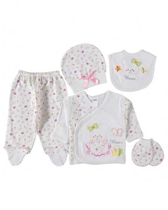 Turkish Baby Clothes Set, Newborn Clothes, Outfits Infant, 5 Pieces