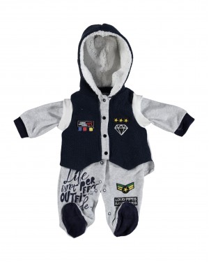 Kışlık Bebek Tulum Modelleri, Koton Erkek Bebek Tulum