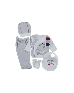 Türk Bebek Kıyafet Seti - 5 Parçalı Yenidoğan Pamuk Seti | Şık ve Rahat Türk Bebek Kıyafet Seti - 5 Parçalı Yenidoğan Pamuk Seti | Şık ve Rahat