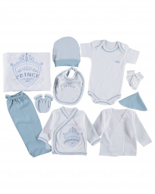 Turkish Baby Clothes Set - 11 Pieces 100% Cotton Newborn Clothing Collection