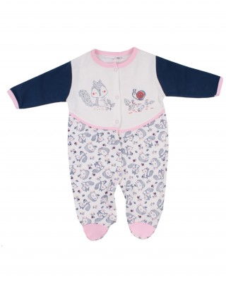 Sleep and Play Suit, Snap Closure Baby Overalls – Comfortable Turkish Baby Overalls for Boys and Girls