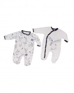 Bebek Tulum Modelleri, Uyku ve Oyun Takımı - Düğmeli Türk Bebek Tulumları, Erkek ve Kız Bebekler İçin, 2 Parça