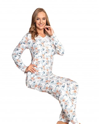 Turkish Women Pajamas, Long Sleeve Pajamas, Casual PJS