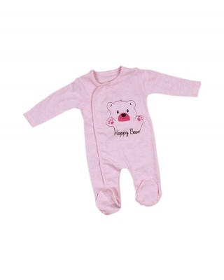 Sleep and Play Suit – Snap Closure Baby Overalls for Baby Girls, Premium Turkish Cotton One Piece Overalls