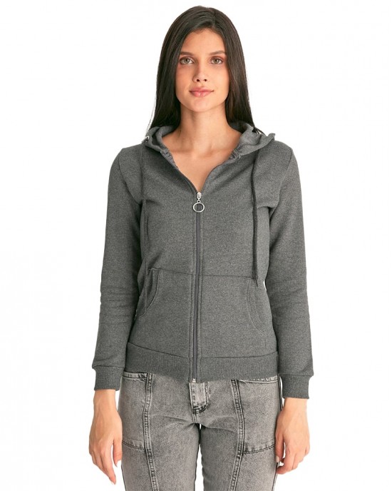 Women's Pullover Hoodie, Womens Zip Up Hoodies Jacket, Casual Tops Loose Sweatshirt with Pocket