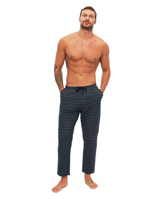 Turkish Men's Pajama Pants, Men's Pajama Pants, Soft Sleep Wear Pants, Cotton Pants With Pockets, Home Pants