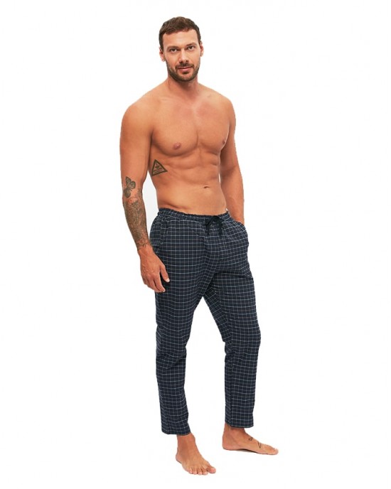 Turkish Men's Pajama Pants, Men's Pajama Pants, Soft Sleep Wear Pants, Cotton Pants With Pockets, Home Pants