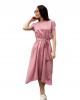 Casual Style Women Dress, Solid Color