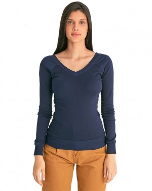 بلوزة نسائية, فانيلة تركية نسائية, قبة V واسعة, قميص كاجوال كم طويل