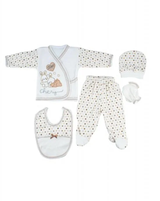 StyleTurk, Turkish Baby Clothes Set 5-Piece Newborn Outfit in