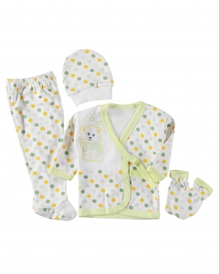 Turkish Baby Clothes Set - 4 Pieces Newborn Clothes for Ultimate Comfort