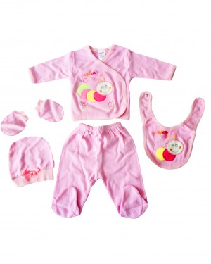 Türk Bebek Kıyafetleri Seti - 5 Parça Yeni Doğan Kıyafet Seti, %100 Pamuk Bebek Giysileri Türk Bebek Kıyafetleri Seti - 5 Parça Yeni Doğan Kıyafet Seti, %100 Pamuk Bebek Giysileri