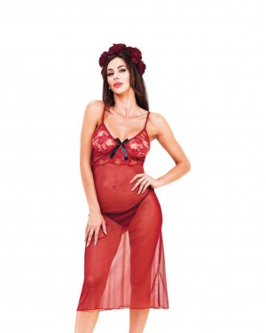 Long Babydoll Sexy Lingerie, Turkish Babydolls Set, Fantasy Lingerie, The lovers color with lace bra and ribbon Long Babydoll Sexy Lingerie, Turkish Babydolls Set, Fantasy Lingerie, The lovers color with lace bra and ribbon