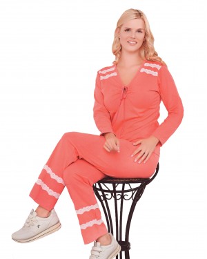 Turkish Long Sleeve Sleepwear Pajama Sets, Nightwear Soft Pjs
