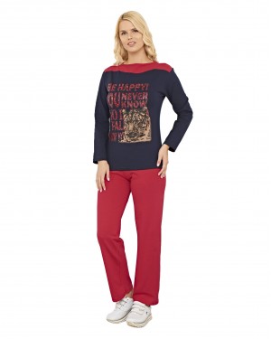 Turkish Long Sleeve Sleepwear Pajama Sets, Nightwear Soft Pjs
