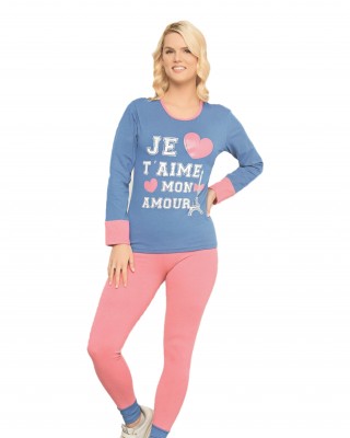 Türk Rahatlık Mutluluk Uzun Kollu Pijama Takımı - Her Mevsim için Uyku Deneyiminizi Yükseltin