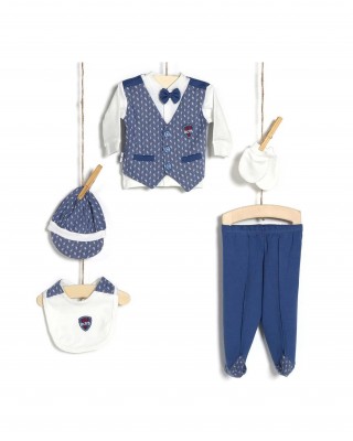 Turkish Baby Clothes Set – 100% Cotton Newborn Clothing Set | 5 Essential Pieces