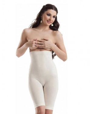 High Waist Corset, Turkish Women's High Waist Shorts, High Waist Compression Corset, Silicone Corset with Stomach and Long Legs