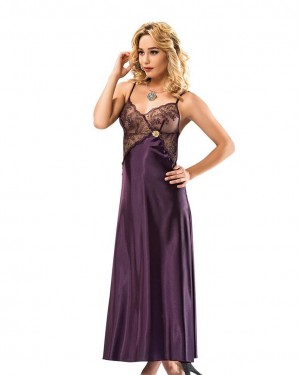 Sexy Long Satin Lingerie Dress, Nightdress Lingerie Sexy Long Satin Lingerie Dress, Nightdress Lingerie