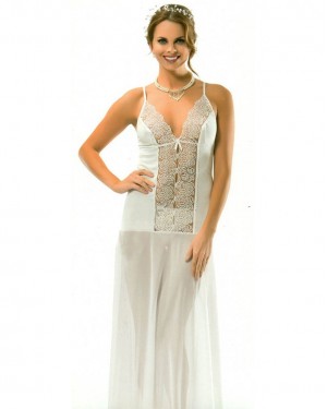 Sexy Long Chiffon Lingerie Dress, Nightdress Lingerie