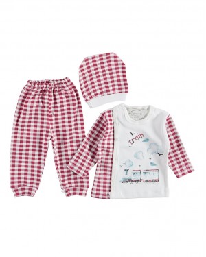 Bebek Pijama, Bebek Seti, Mevlüt Takımı, Bebek Pijama Takımı, 3 Parça Bebek Pijama, Bebek Seti, Mevlüt Takımı, Bebek Pijama Takımı, 3 Parça