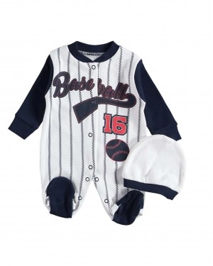 Siyah Kız Bebek Tulum - Çıtçıtlı Uyku ve Oyun Tulum | Türk Pamuklu Jumpsuit, 2 Parça