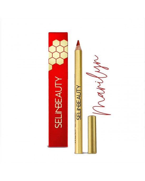 SELİNBEAUTY Lip Liner, MARILYN Lip Pencil, Turkish Lip Pencil to Define, Shape & Fill Lips, 1.4gr