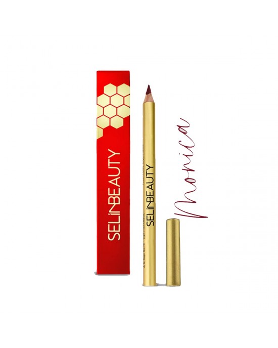 SELİNBEAUTY Lip Liner, MONICA Lip Pencil, Turkish Lip Pencil to Define, Shape & Fill Lips, 1.4gr