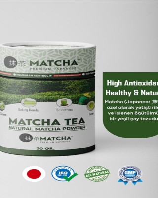 Natural Japanese Matcha Powder 50g - Premium Quality Green Tea Powder