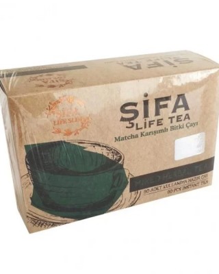 شاي الماتشا شاي شفا مزيج الأعشاب الطبيعية, شاي التنحيف وخسارة الوزن بشكل صحي وطبيعي, 30 كيس, 150 غرام