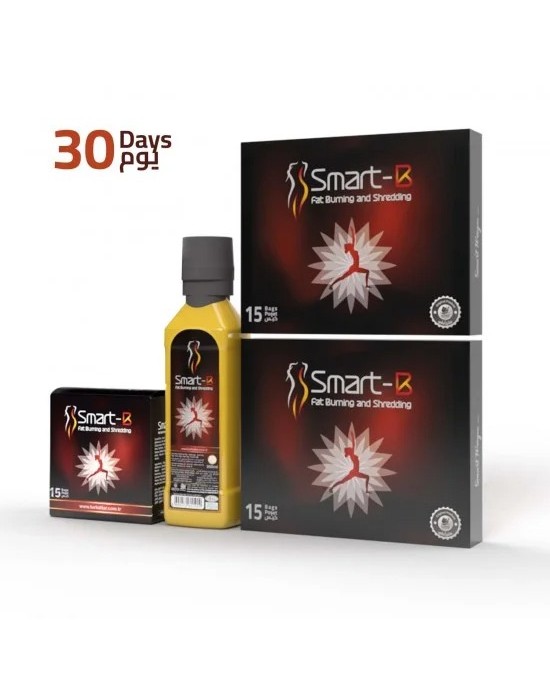 Smart B Slimming Set, Get Shredded in 30 Days Program with Natural Slimming Paste, Oil, and Tea