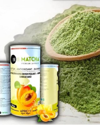 شاي الماتشا بريميوم بنكهة المشمش, بمكونات إضافية سحرية من الماتشا الياباني الأصلي, شاي ماتشا إل-كارنيتين, 20 كيس × 8 غ