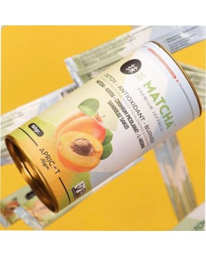 شاي الماتشا بريميوم بنكهة المشمش, بمكونات إضافية سحرية من الماتشا الياباني الأصلي, شاي ماتشا إل-كارنيتين, 20 كيس × 8 غ