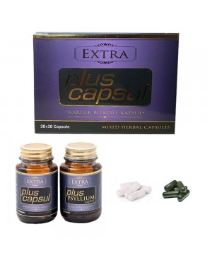 كبسولات بلس الصيغة المضاعفة للتخسيس السريع وفقدان الوزن 30+30 كبسولات بلس الصيغة المضاعفة للتخسيس السريع وفقدان الوزن 30+30