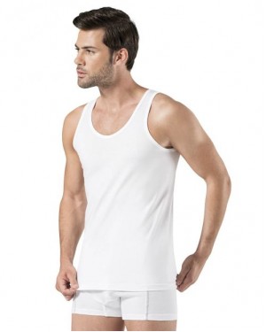 Men's Sleeveless Underwear, Men's Underwear, 100% Cotton, White Color Men's Sleeveless Underwear, Men's Underwear, 100% Cotton, White Color