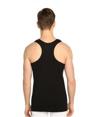Men's Sleeveless Underwear, Men's Underwear, 100% Cotton, Black Color Men's Sleeveless Underwear, Men's Underwear, 100% Cotton, Black Color