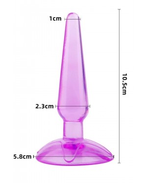 Silicone Butt Plug with Suction Cup, Premium Anal Butt Plug Silicone for Sensory Pleasure, Anal Sensory Toys, 10.5 cm  Silicone Butt Plug with Suction Cup, Premium Anal Butt Plug Silicone for Sensory Pleasure, Anal Sensory Toys, 10.5 cm