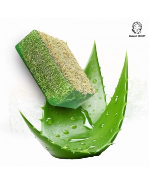 صابون ألياف اليقطين الطبيعية مع خلاصة الصبار, صابون الألوفيرا الطبيعي, صيغة اسكندنافية أصيلة, 3×125 غ