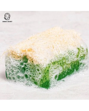 صابون ألياف اليقطين الطبيعية مع خلاصة الصبار, صابون الألوفيرا الطبيعي, صيغة اسكندنافية أصيلة, 3×125 غ