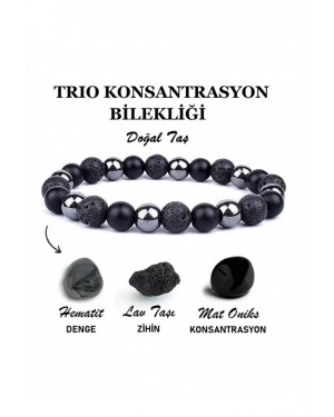 Orijinal Erkek Konsantrasyon Bileklik  Renk Atmaz Garantili