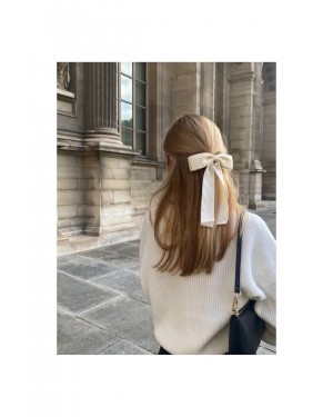 Monalisa Kadın Saç Tokası Saten Kurdele ile - Zarif Saç Aksesuarı Monalisa Kadın Saç Tokası Saten Kurdele ile - Zarif Saç Aksesuarı