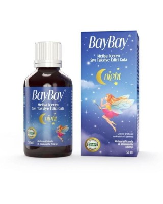 Gece Bitkisel Damla 50 ml - Limon Nane, Ihlamur ve Papatya Özleriyle Doğal Uyku Yardımı