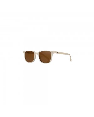 Kinary Unisex Sunglasses, Stylish UV Protection with Polarized Lenses and Durable Polycarbonate Frames, Beige Color, Brown Lenses Kinary Unisex Sunglasses, Stylish UV Protection with Polarized Lenses and Durable Polycarbonate Frames, Beige Color, Brown Lenses