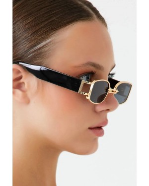 Modalucci Unisex Sunglasses, Fashionable, Stylish, Durable, Affordable UV Protection Eyewear, Mix of Black and Rose Gold Modalucci Unisex Sunglasses, Fashionable, Stylish, Durable, Affordable UV Protection Eyewear, Mix of Black and Rose Gold