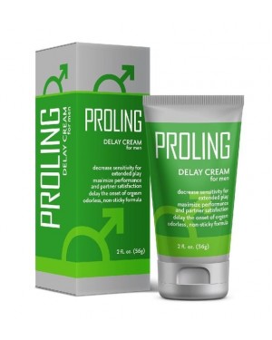 PROLING DELAY CREAM for Men – Prolong Your Pleasure and Boost Performance, 56g/2oz PROLING DELAY CREAM for Men – Prolong Your Pleasure and Boost Performance, 56g/2oz