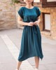 Casual Style Women Dress, Solid Color