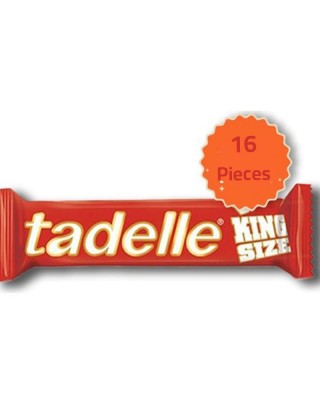 Tadelle King Size Hazelnut Filled Milk Chocolate 52 GR x 16 Pieces