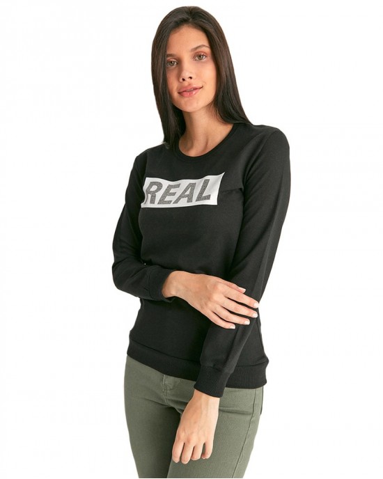 Casual Long Sleeve Shirt, Crewneck Blouse Tops