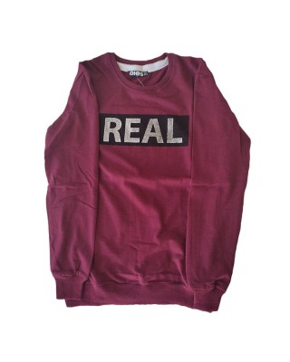 Kadın Ay Baskılı Sweatshirt