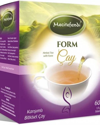 Türk Bitkisel Form Çayı, Zayıflama Çayı, Yağ Yakma, Botanik Formül, 40 poşet x 1,5 gr
